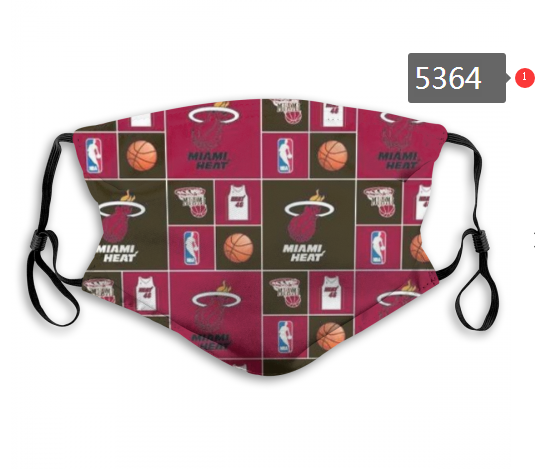 2020 NBA Miami Heat #3 Dust mask with filter